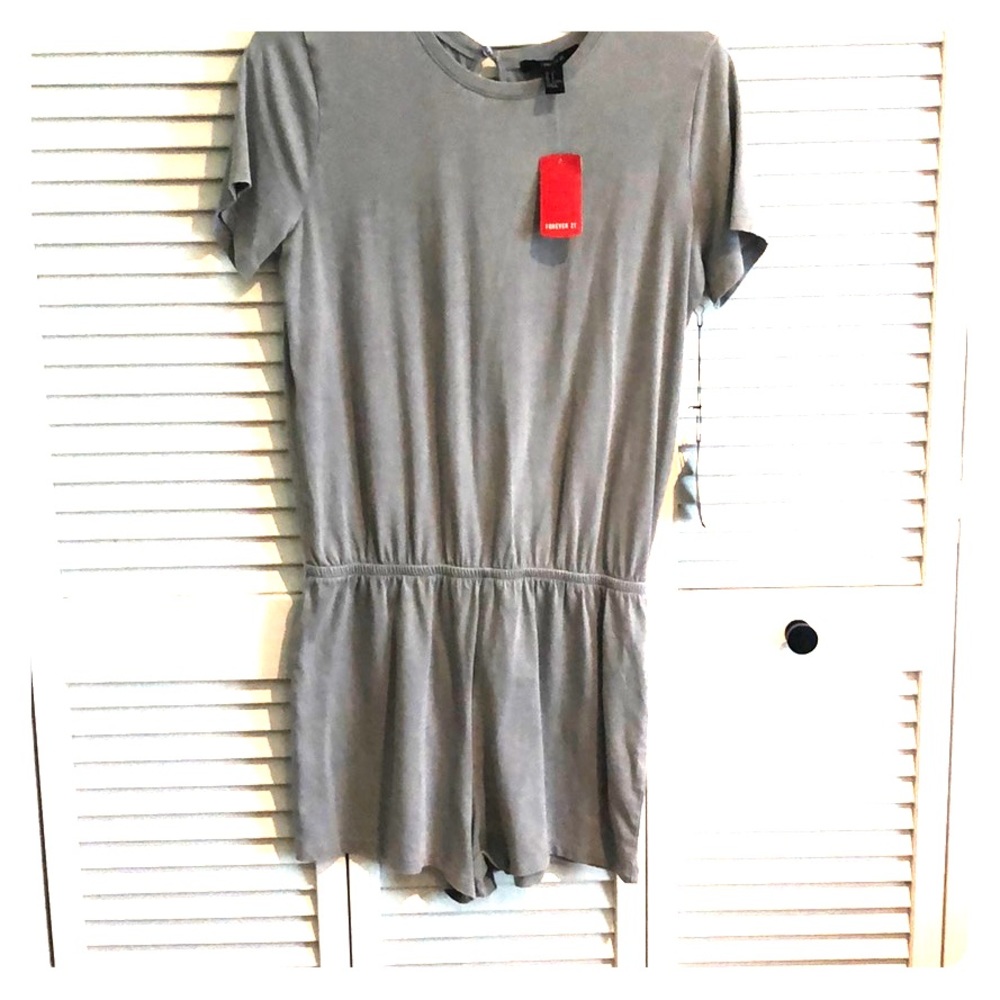 NWT Light Gray Romper